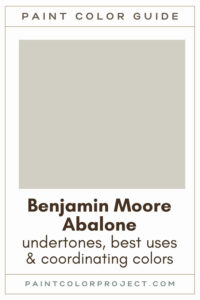 Benjamin Moore Abalone Paint Color Guide