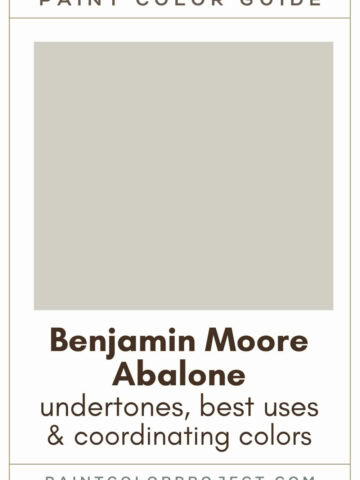 Benjamin Moore Abalone Paint Color Guide