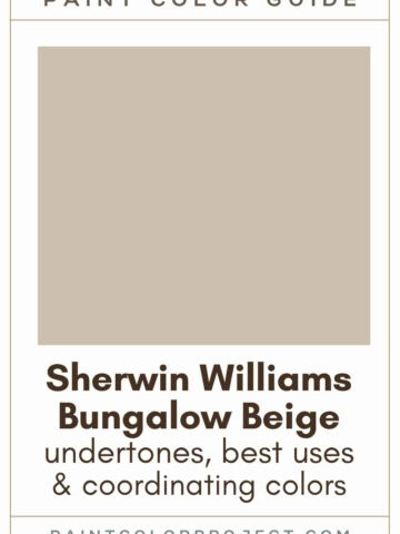 Sherwin Williams Bungalow Beige Paint Color Guide