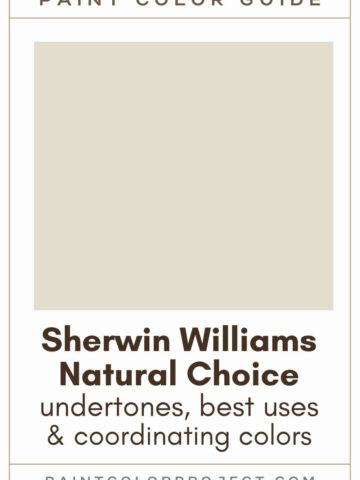Sherwin Williams Natural Choice Paint Color Guide