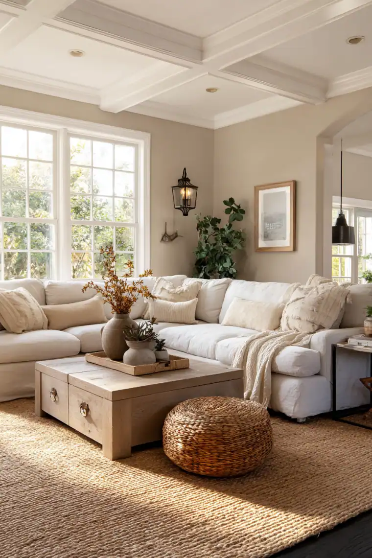 canvas tan living room