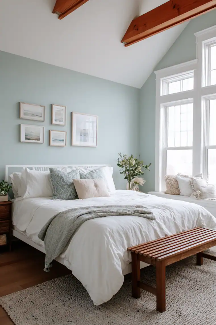 watery bedroom