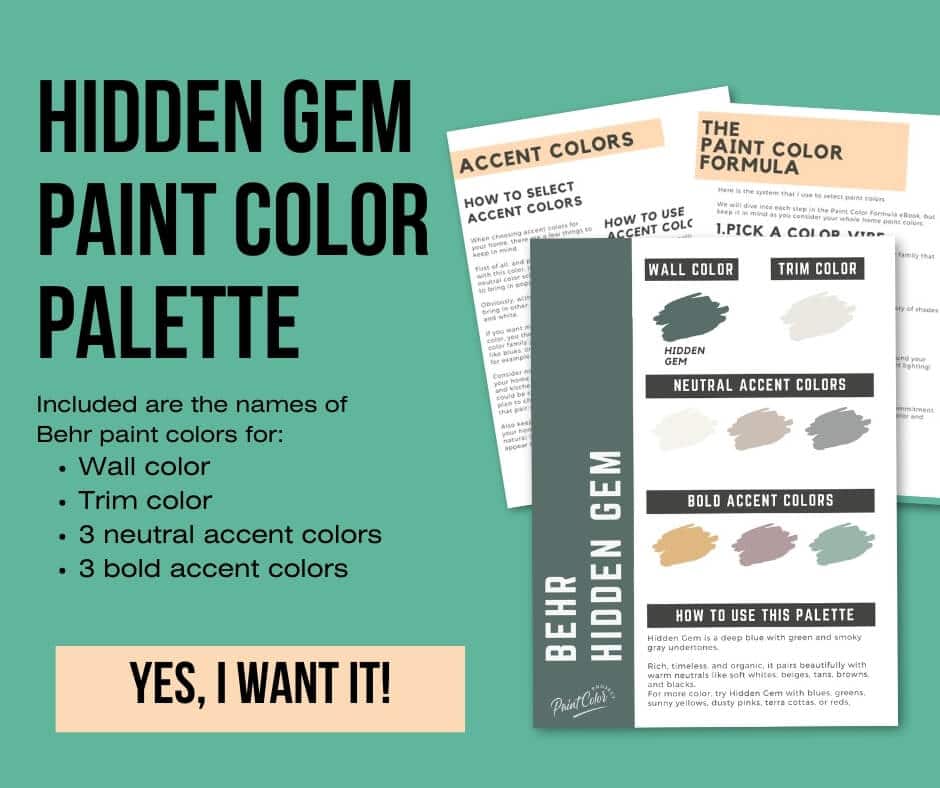 Behr Hidden Gem Paint Palette