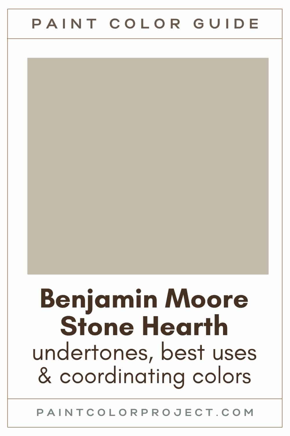 Benjamin Moore Stone Hearth Paint Color Guide