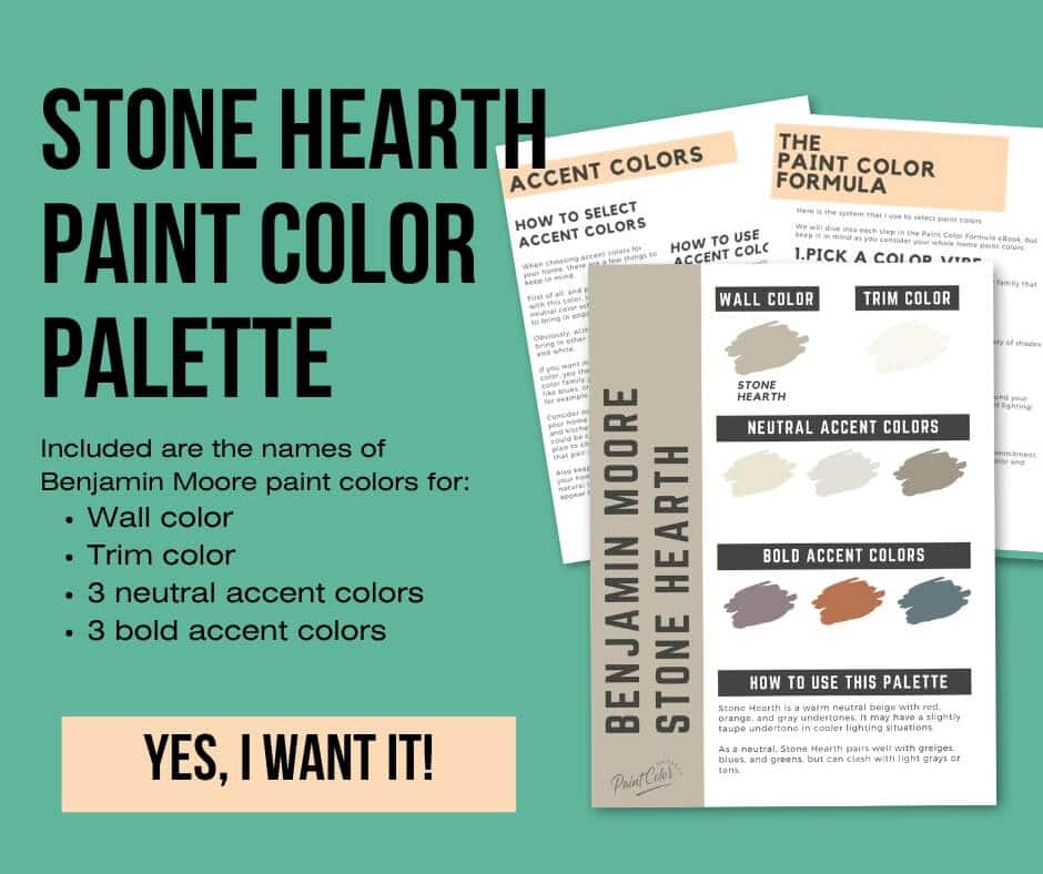 Benjamin Moore Stone Hearth Paint Palette