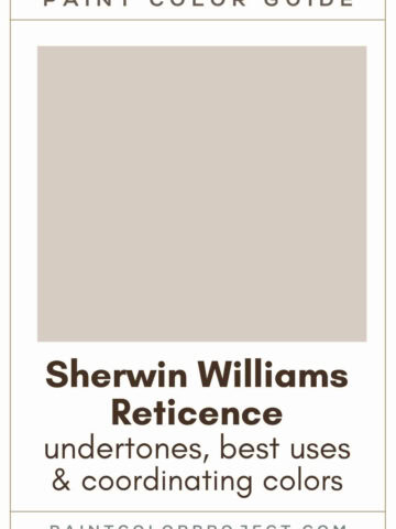 Sherwin Williams Reticence Paint Color Guide