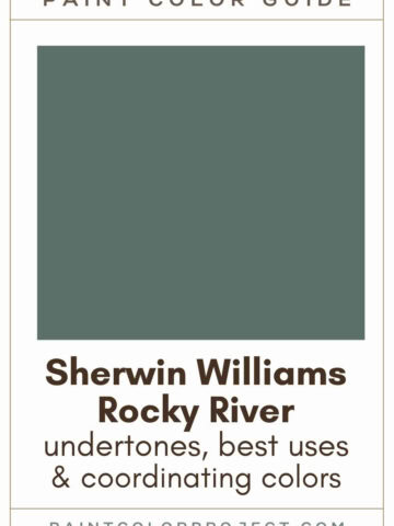 Sherwin Williams Rocky River Paint Color Guide