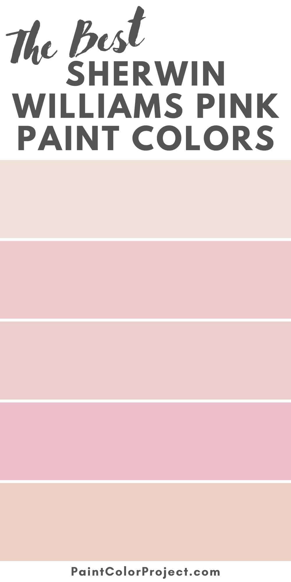 best Sherwin Williams pink paint colors