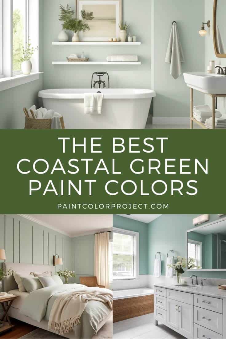 best coastal green paint colors