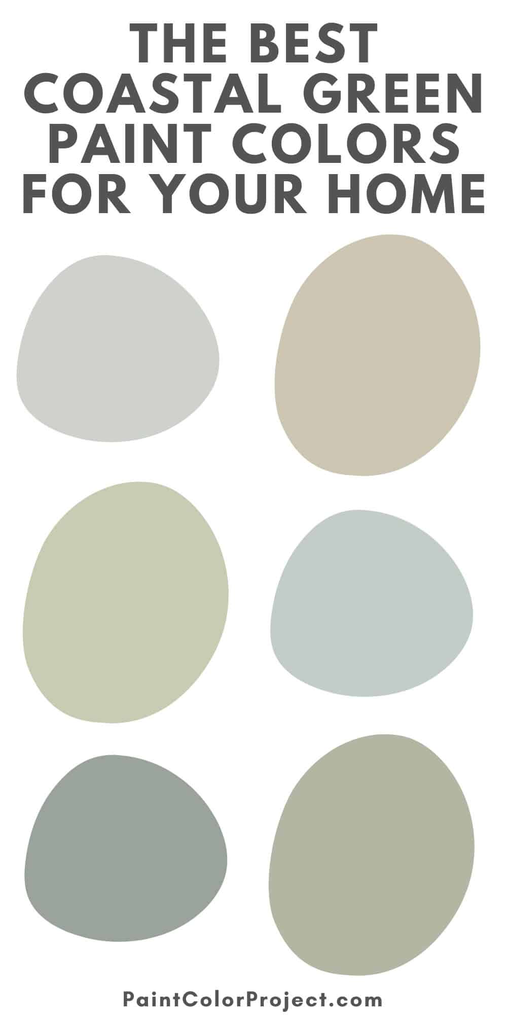 best coastal green paint colors