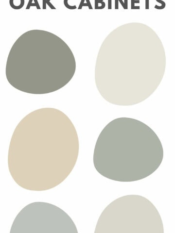 paint colors that go with oak cabinets