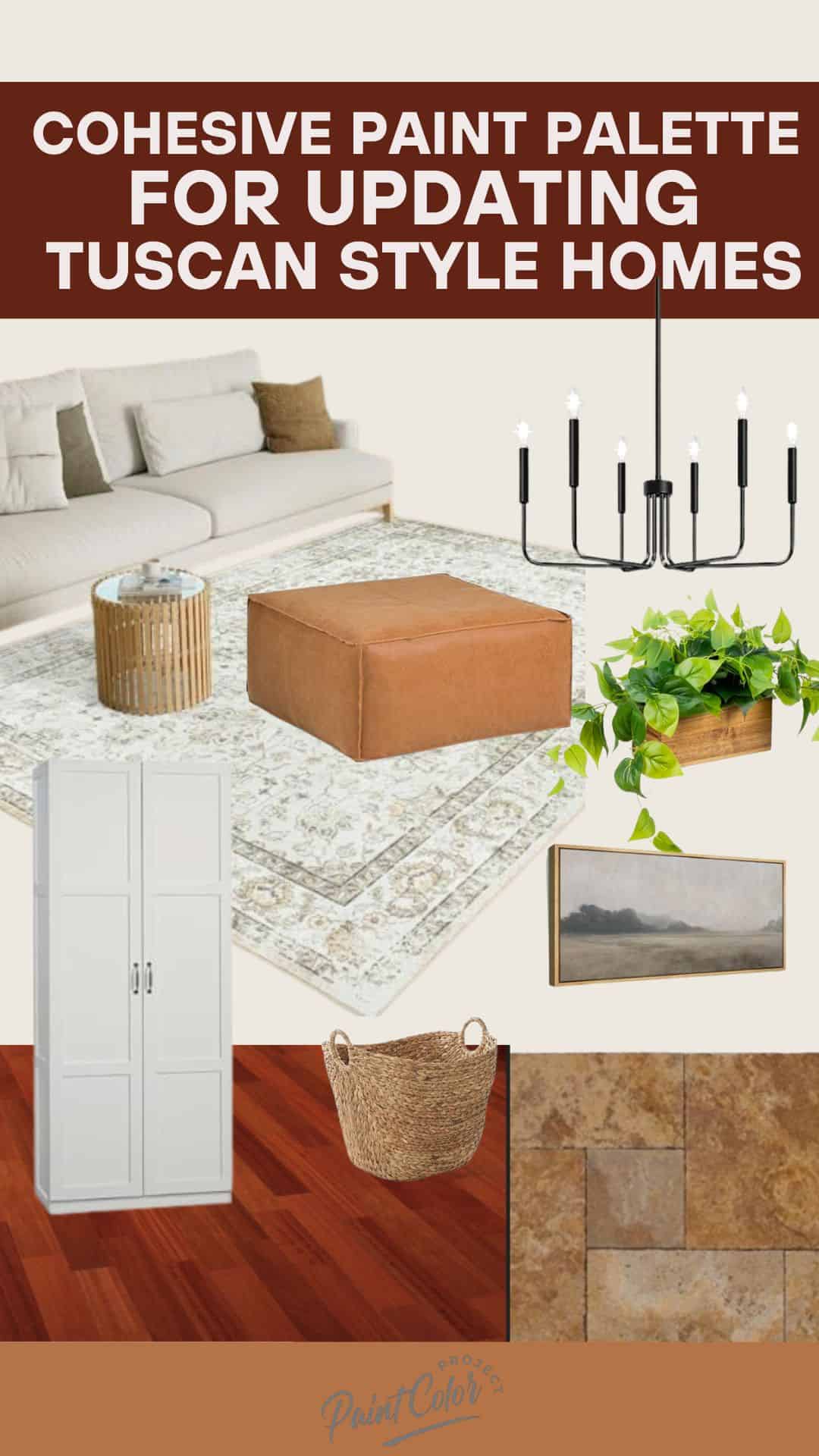 Cohesive Paint Palette for Updating Tuscan Style Homes