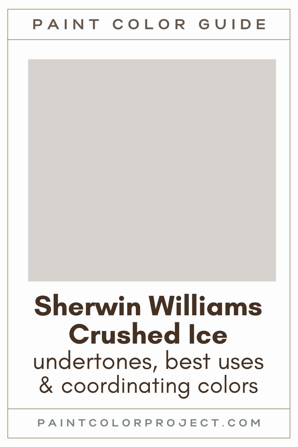 Sherwin Williams Crushed Ice Paint Color Guide