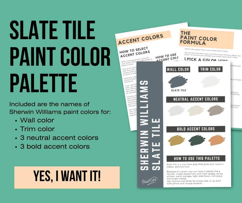 Sherwin Williams Slate Tile Paint Palette