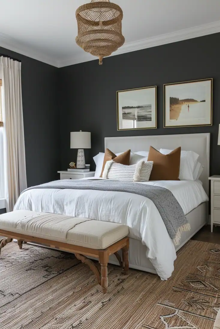 charcoal bedroom