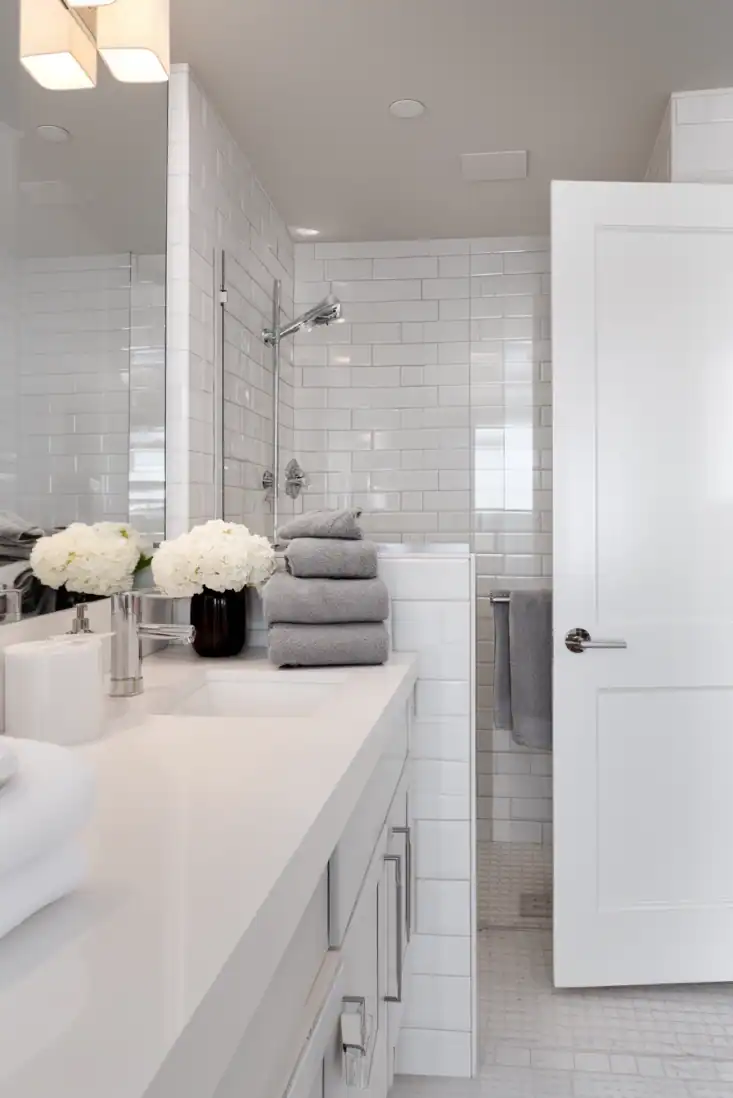 cool white bathroom