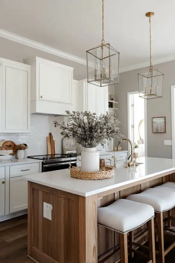 greige kitchen