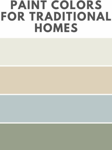 best modern paint colors for traditional homes