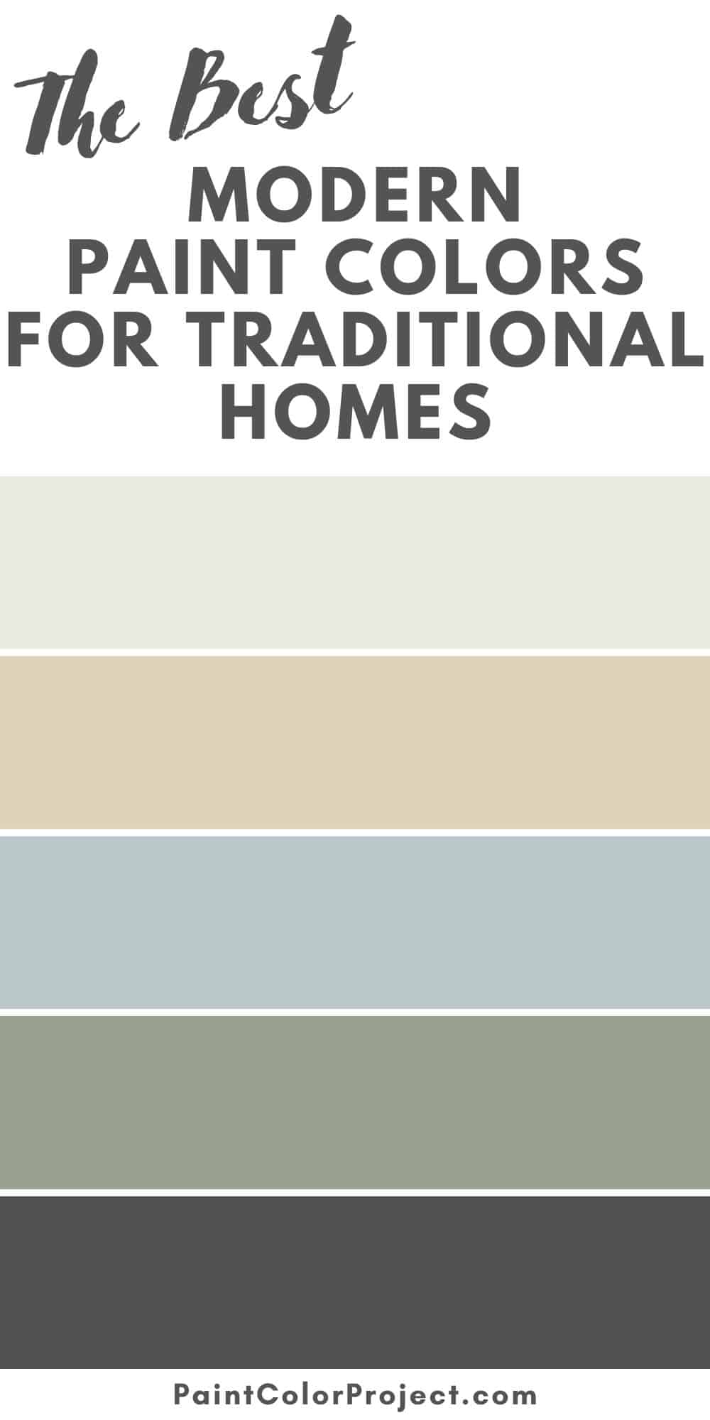 best modern paint colors for traditional homes