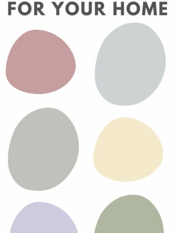 best muted pastel paint colors