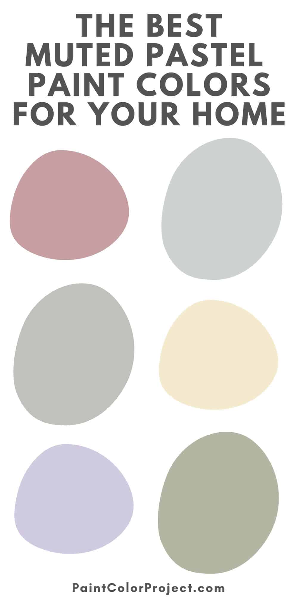 best muted pastel paint colors