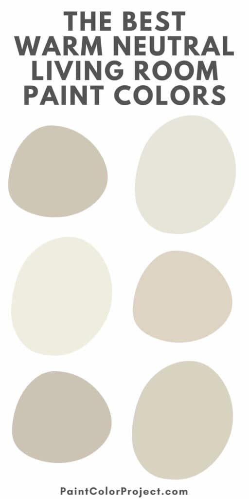 best warm neutral living room paint colors
