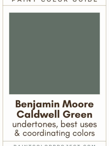 Benjamin Moore Caldwell Green Paint Color Guide