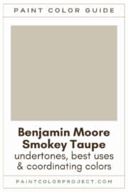 Benjamin Moore Smokey Taupe: Complete Color Review - The Paint Color