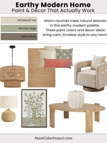 Earthy Modern Paint & Decor Palette
