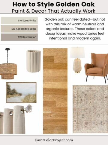 How to Style Golden Oak Paint & Decor That Actually Work