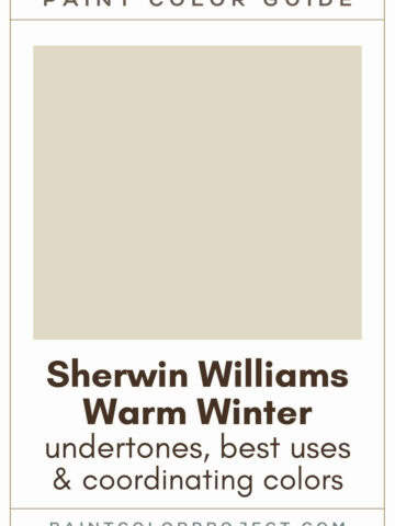 Sherwin Williams Warm Winter Paint Color Guide