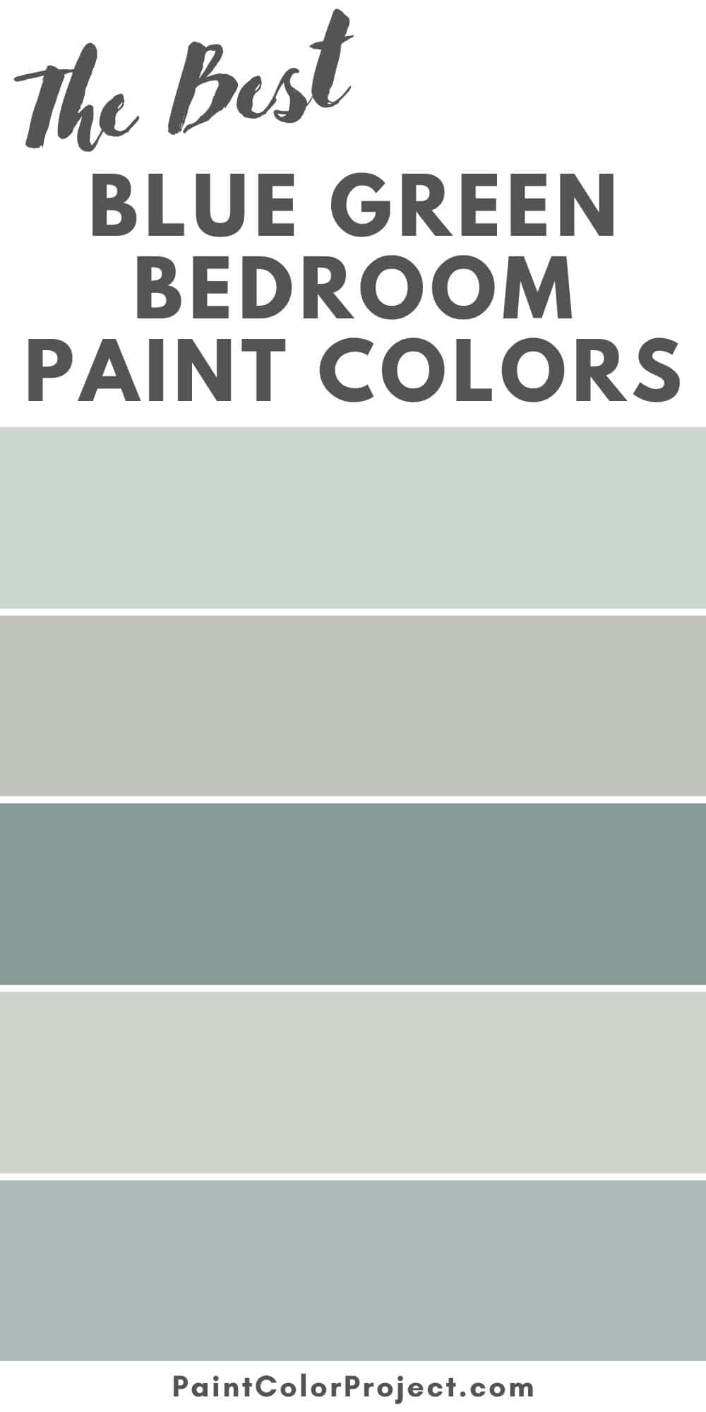 best blue green bedroom paint colors