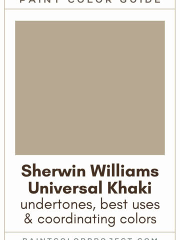 Sherwin Williams Universal Khaki Paint Color Guide