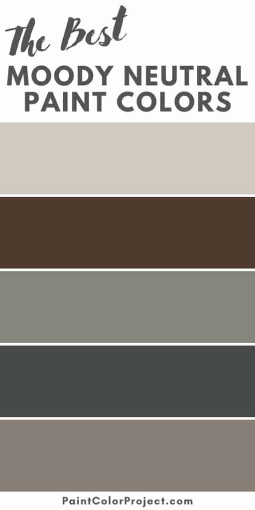best moody neutral paint colors