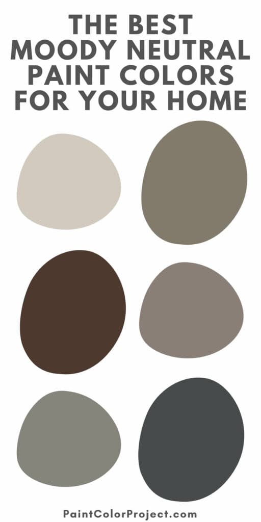 best moody neutral paint colors