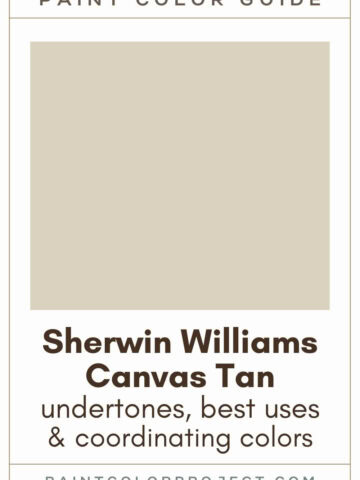 Sherwin Williams Canvas Tan Paint Color Guide