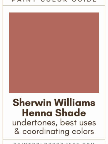 Sherwin Williams Henna Shade Paint Color Guide