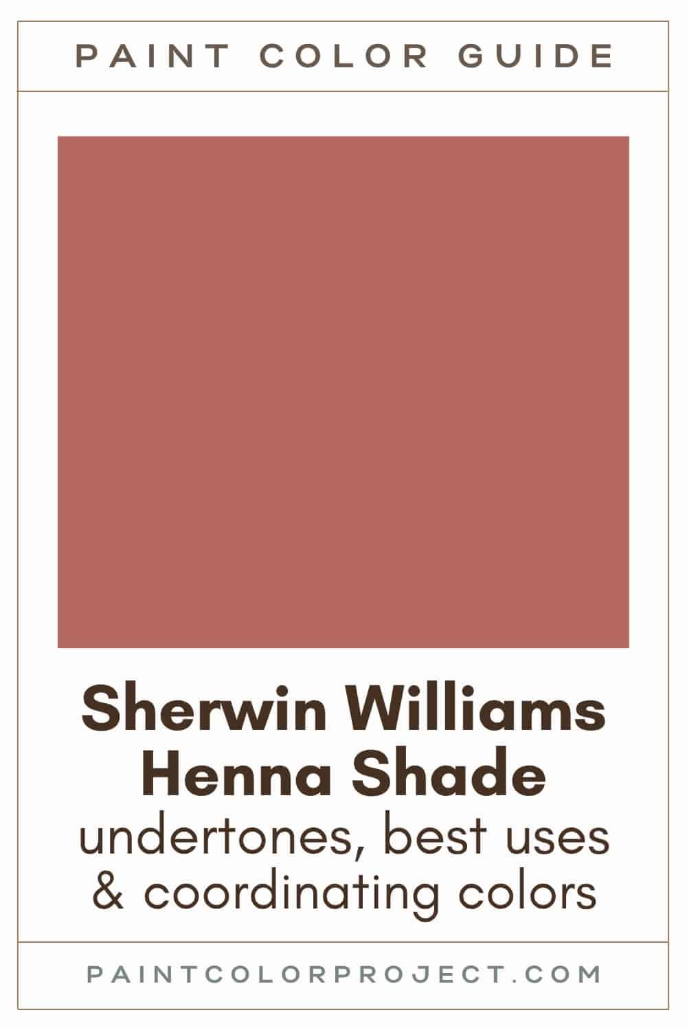 Sherwin Williams Henna Shade: Complete Color Review - The Paint Color ...