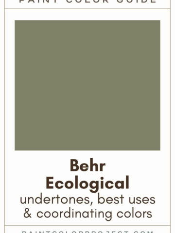 Behr Ecological Paint Color Guide
