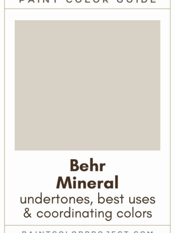 Behr Mineral Paint Color Guide