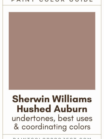 Sherwin Williams Hushed Auburn Paint Color Guide