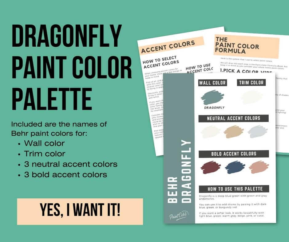 Behr Dragonfly Paint Palette