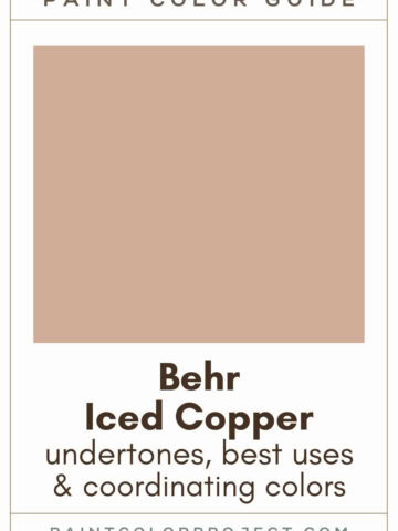 Behr Iced Copper Paint Color Guide