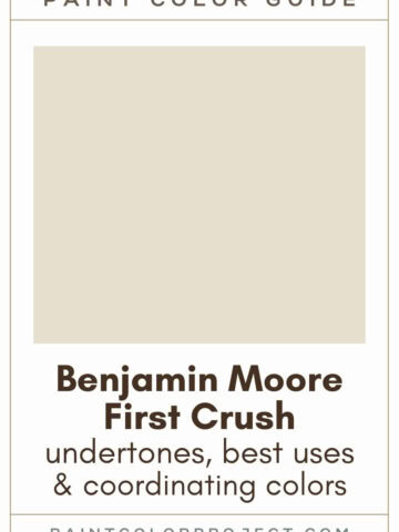 Benjamin Moore First Crush Paint Color Guide