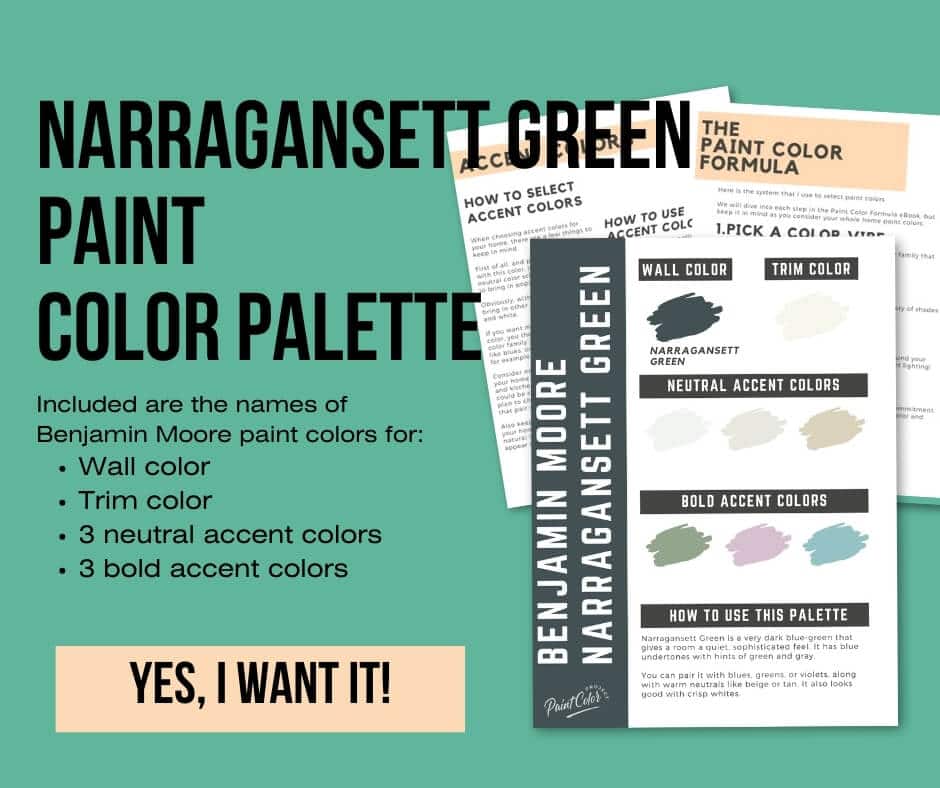 Benjamin Moore Silhouette Paint Palette