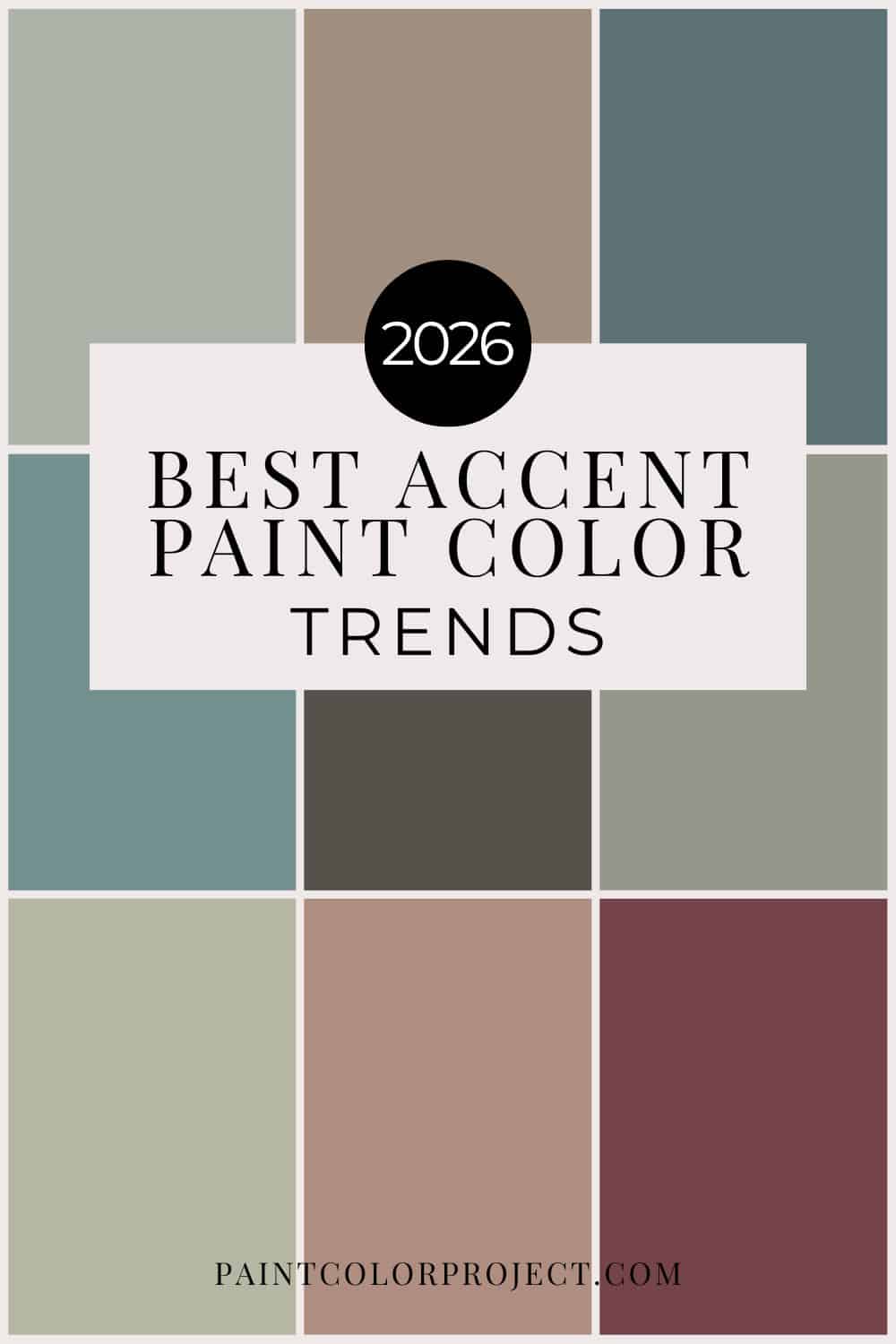 2026 Trending Accent Paint Colors