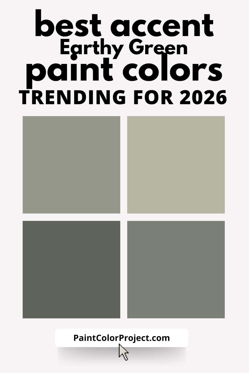 Deep Earthy Greens trending for 2026