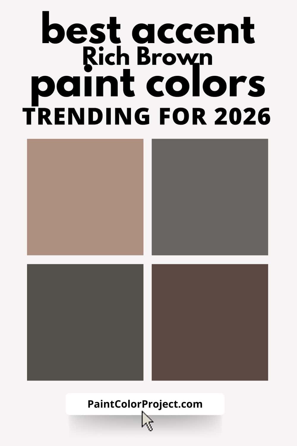 Rich Browns & Warm Mahogany Tones trending for 2026