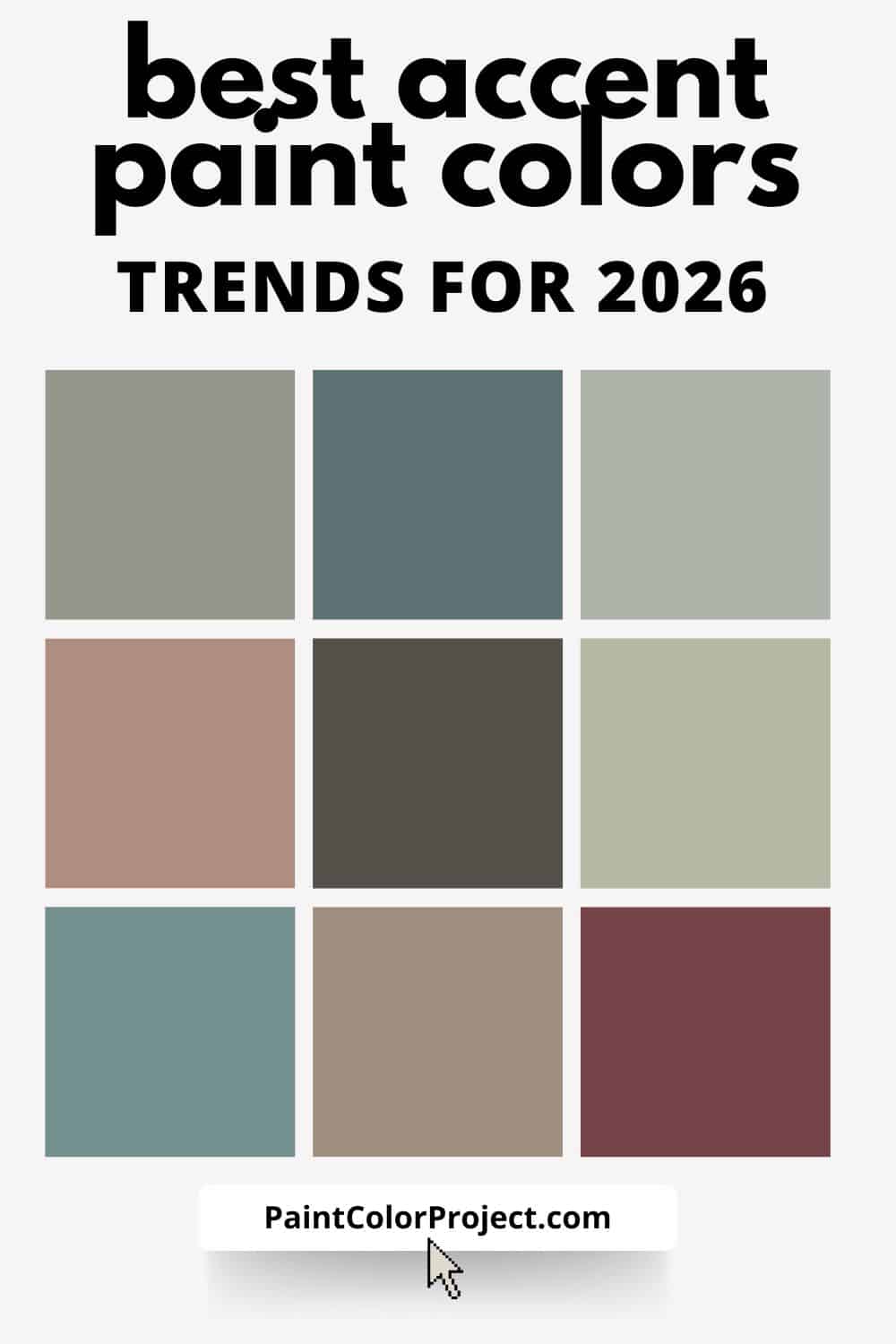 2026 Trending Accent Paint Colors