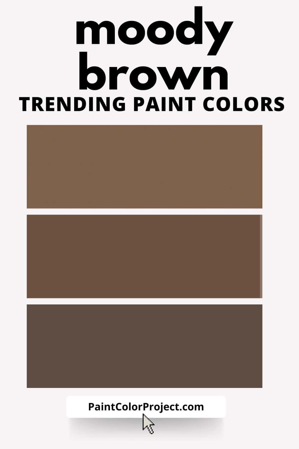Trending Moody Brown Paint Colors
